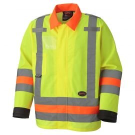 Hi-Viz Breathable Traffic Control Safety Jacket