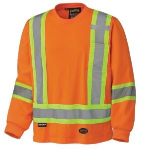 Cotton Long-Sleeved Safety Shirt