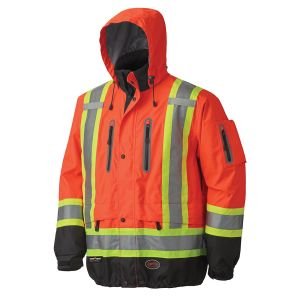 Waterproof/Breathable Premium Hi-Viz Jacket
