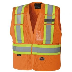 Hi-Viz Drop Shoulder Safety Tear-Away Vest